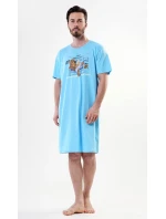 Pánská noční košile s krátkým rukávem Boss