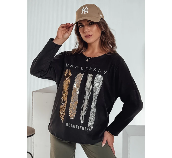 dámská halenka oversize černá Dstreet model 21982021 - FashionStreet