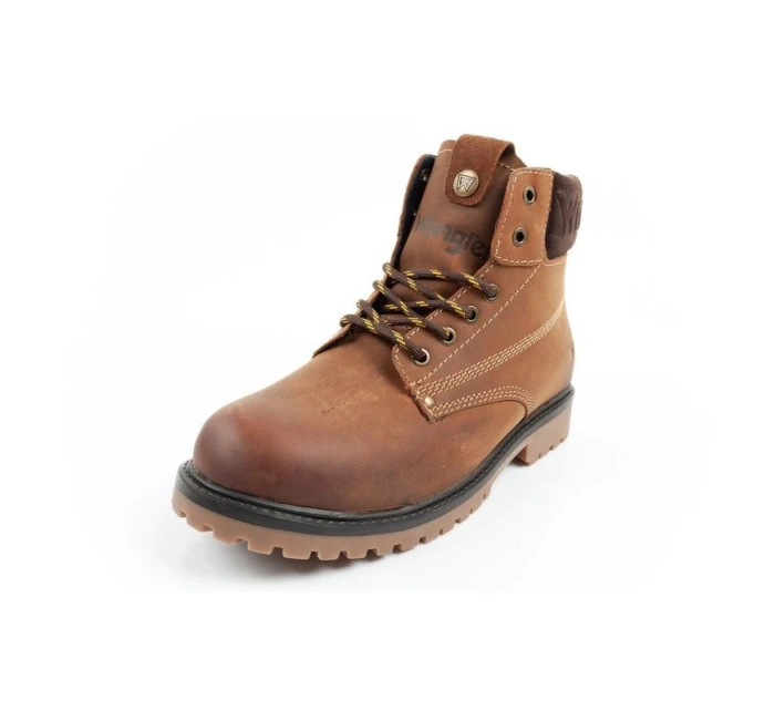 Wrangler Arch pánske sobolie topánky elegantné prírodná koža hnedá