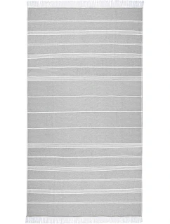 The One Towelling Recycled Hamam Towel Hamamová osuška „Recycled“ 48.1059 popelovo šedá