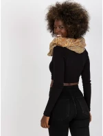 Dámsky tunelový šál AT KM S 6221 tmavo lila