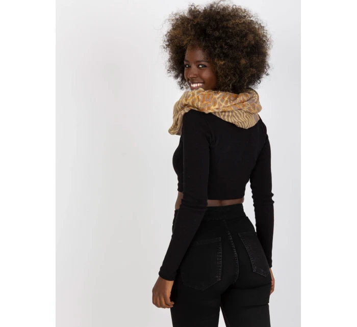 Dámsky tunelový šál AT KM S 6221 tmavo lila