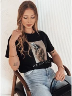 dámské tričko černé Dstreet model 21973968 - FashionStreet dámské tričko černé Dstreet model 21973968 - FashionStreet