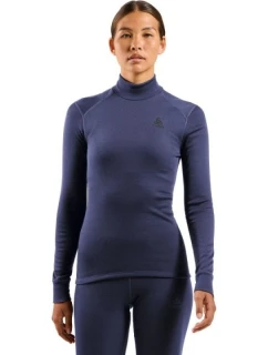 BL TOP model 21485310 spodní prádlo s dlouhým rukávem l/s ACTIVE WARM velikost M Blue - ODLO