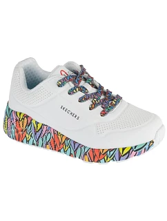 Skechers Uno Lite – Subtle Love 314088L-WMLT bílé 31