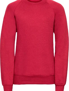 Russell Athletic 762B Detská mikina s raglánovými rukávmi 10.762B classic red