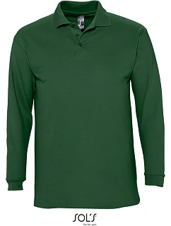 SOL'S Winter II Piqué polo s dlouhým rukávem green model 22525767