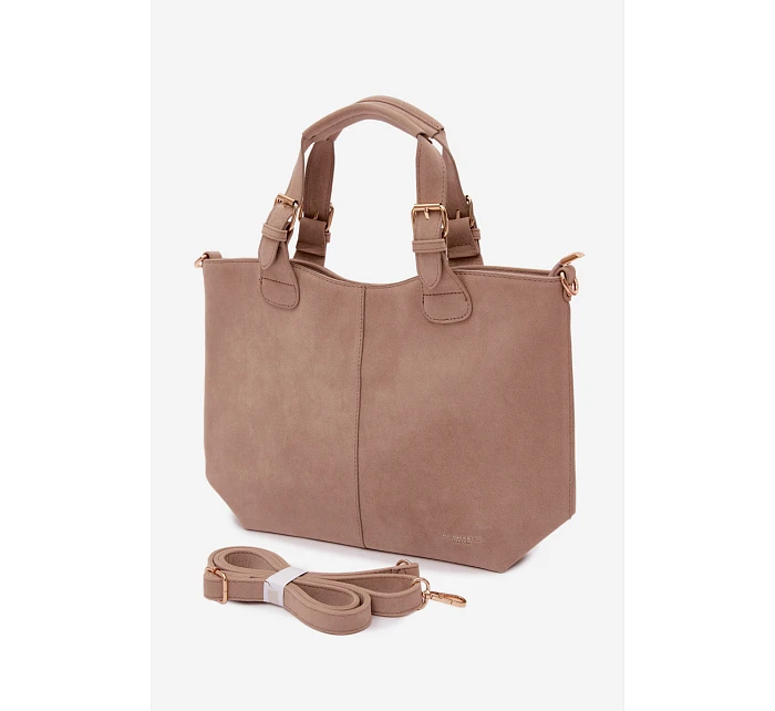 kabelka z imitace semiše model 22111650 - Flora&Co