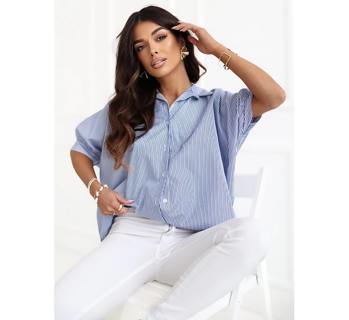 Koszula IT KS model 22109860 biało granatowy - FPrice