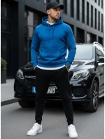 Pánská mikina s kapucí modrá Dstreet model 21963806 - FashionStreet