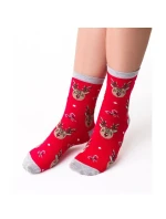 Dámské vánoční ponožky model 21327638 3540 - Steven Dámské vánoční ponožky model 21327638 3540 - Steven