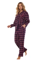Pyžamo L&L 2475 Roxy long/r S-XL dámské pyžamo na zip Pyžamo L&L 2475 Roxy long/r S-XL dámské pyžamo na zip