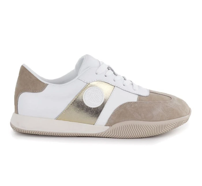 Dámske kožené poltopánky bielo-béžové Artiker 58C1113