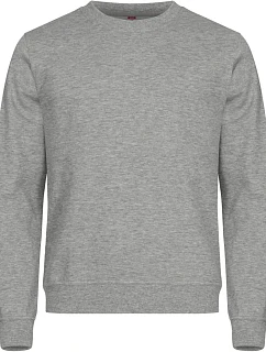 Mikina Clique Miami Roundneck Unisex 67.1030, sivá melírovaná