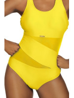 Dámske jednodielne plavky S36-21 Fashion šport žltá - Self