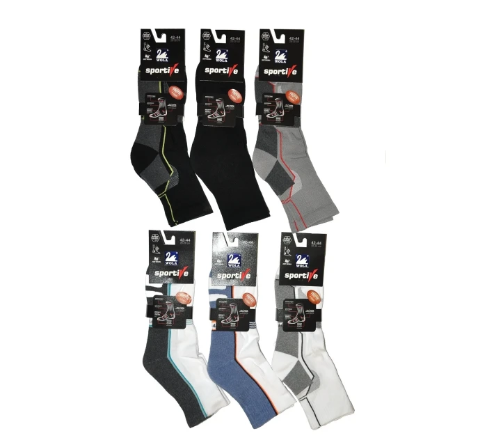 Ponožky Wola Sportive Frotte pánske vzorka W 941N6 AG + Ponožky Wola Sportive Frotte pánske vzorka W 941N6 AG +