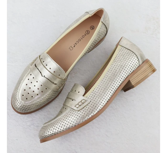 Dámske metalické zlaté Potocki 12581 Dámske metalické zlaté Potocki 12581