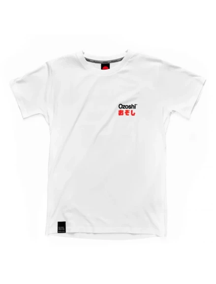Ozoshi Pánske tričko Isao M white Tsh O20TS005