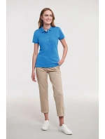 Russell Athletic 566F Dámske elastické piqué polo tričko 10.566F bordová Russell Athletic 566F Dámske elastické piqué polo tričko 10.566F bordová