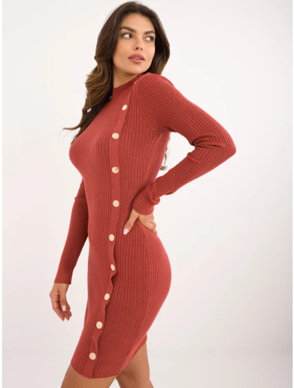 Šaty AT SK 2345 2.32 tmavo oranžová