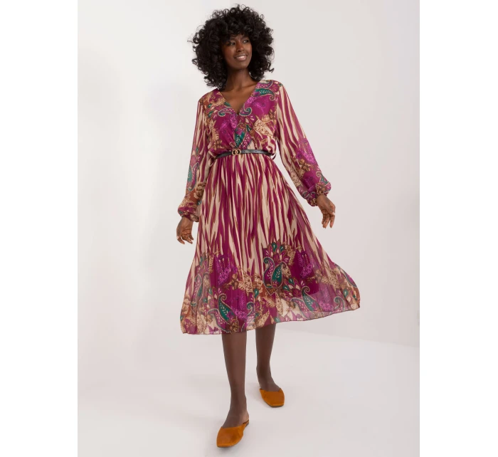 Šaty DHJ SK 10536N 6.47 fialová Šaty DHJ SK 10536N 6.47 fialová