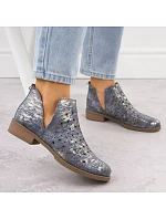 Dámska obuv W SA62-102 SAN12D blue - M.Daszynski Dámska obuv W SA62-102 SAN12D blue - M.Daszynski