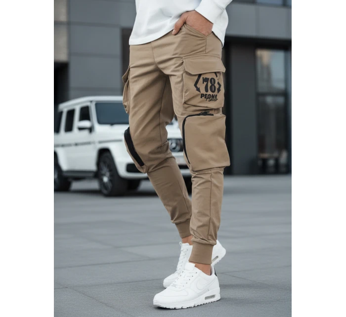 Pánské bojové kalhoty béžové Dstreet model 21973109 - FashionStreet