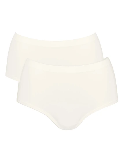 Dámske nohavičky GO Sense Highwaist 2P - WHITE - biela 00GZ - SLOGGI Dámske nohavičky GO Sense Highwaist 2P - WHITE - biela 00GZ - SLOGGI