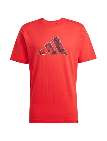 Pánské tričko Logo Graphic červené model 21396546 pánské - ADIDAS Pánské tričko Logo Graphic červené model 21396546 pánské - ADIDAS
