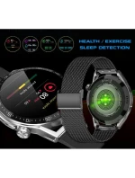 Černý silikonový řemínek + černý kožený řemínek model 21804953 - RUBICON