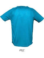 SOL'S Sporty Pánske športové tričko s raglánovými rukávmi 25.1939 aqua SOL'S Sporty Pánske športové tričko s raglánovými rukávmi 25.1939 aqua