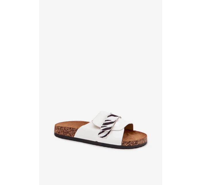 Dámské Pantofle S Na Korkové Platformě Béžové model 21698970 - Boto Dámské Pantofle S Na Korkové Platformě Béžové model 21698970 - Boto