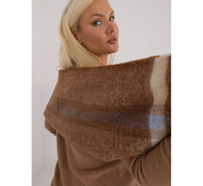 Szalik AT SZ model 20473736 brązowy - FPrice Szalik AT SZ model 20473736 brązowy - FPrice