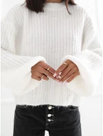 Sweter PM SW model 22334111 ecru - FPrice Sweter PM SW model 22334111 ecru - FPrice