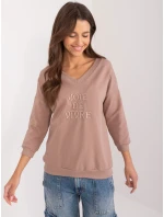 Bluzka RV BZ model 20148832 ciemny bezowy - FPrice