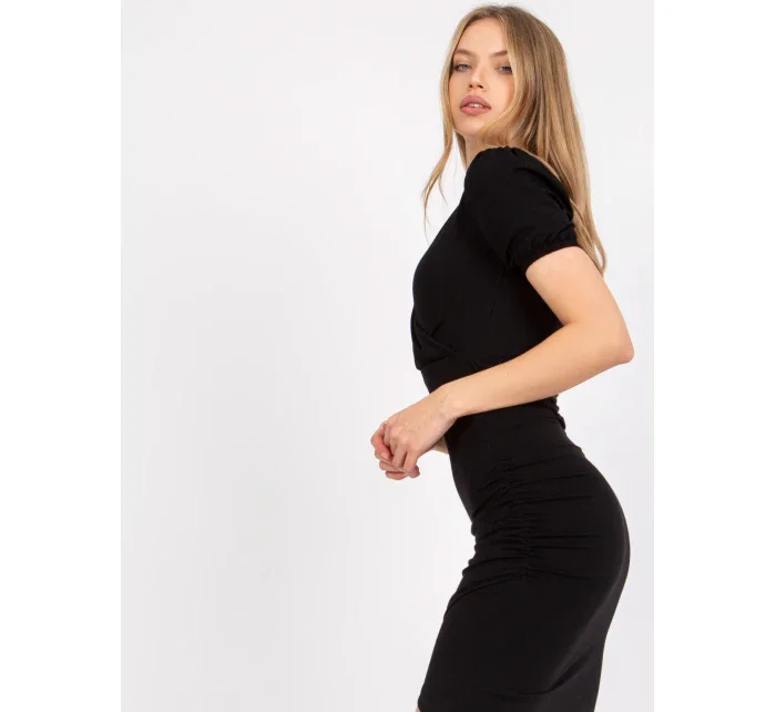 Šaty RV SK model 17047357 černá - FPrice Šaty RV SK model 17047357 černá - FPrice