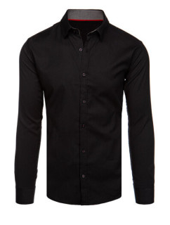 Pánska čierna košeľa Dstreet DX2535