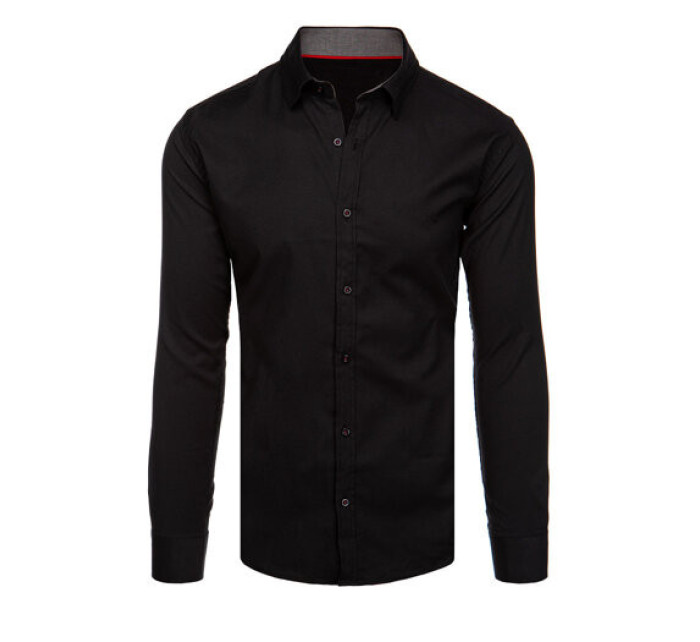 Pánska čierna košeľa Dstreet DX2535