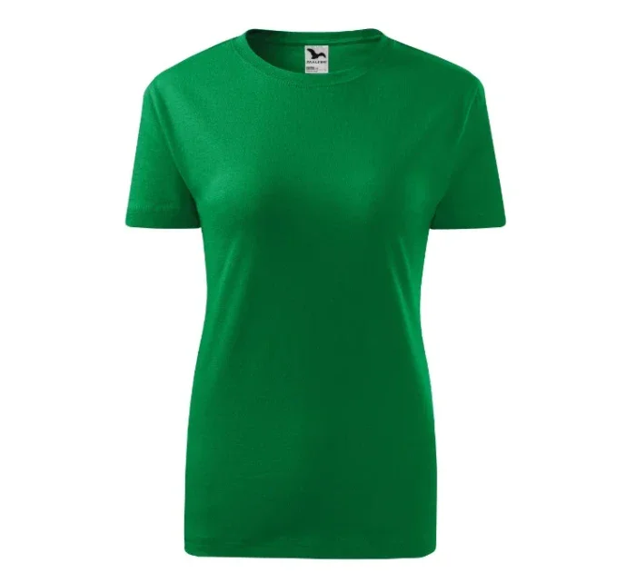 Classic New tričko dámské středně zelená