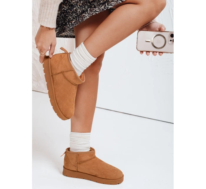 Dámské sněhule na platformě camel model 21992200 - Dstreet