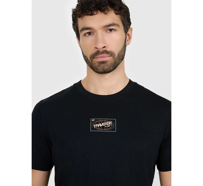 Pánske tričko s potlačou 4F 4FRAW25TTSHM3377-20S pánske