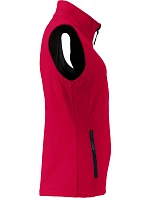 JN Dámská 2vrstvá promo softshellová vesta 02. red/black model 22530033 - Daiber