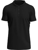 Stretch Polo Pánské elastické piqué polo z těžké bavlny model 22478280 black opal - Stedman