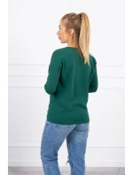 Halenka s výstřihem do V zelená Halenka s výstřihem do V zelená