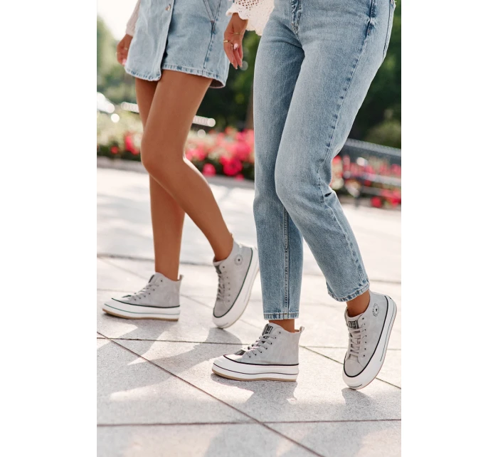 Zateplené Dámské Tenisky Na Platformě Eko Kůže Big Star model 21669567 Modré - Big Star Shoes