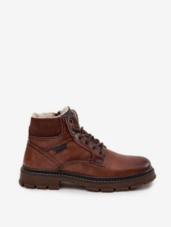 Pánské zimní kozačky model 21713700 hnědé - Wrangler