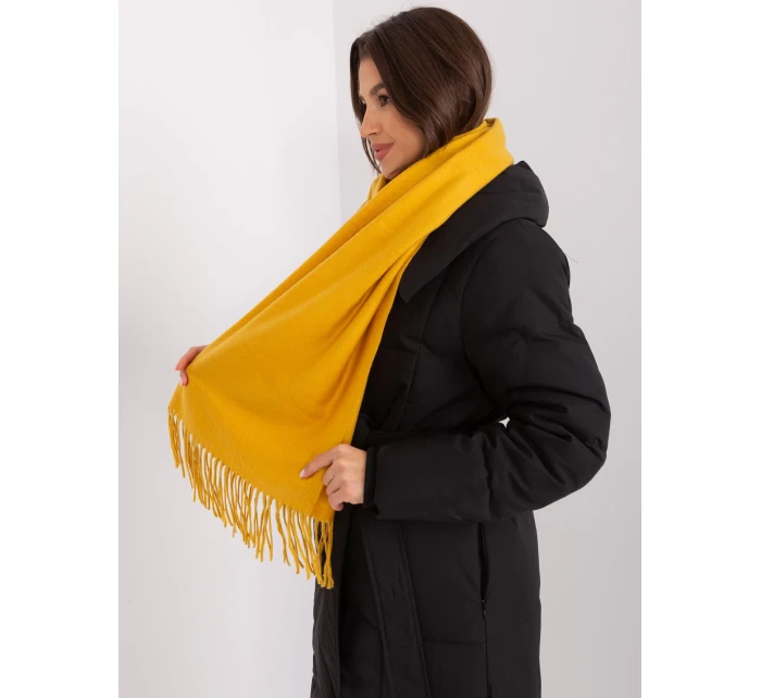 Szalik AT SZ model 18970060 ciemny żółty - FPrice Szalik AT SZ model 18970060 ciemny żółty - FPrice