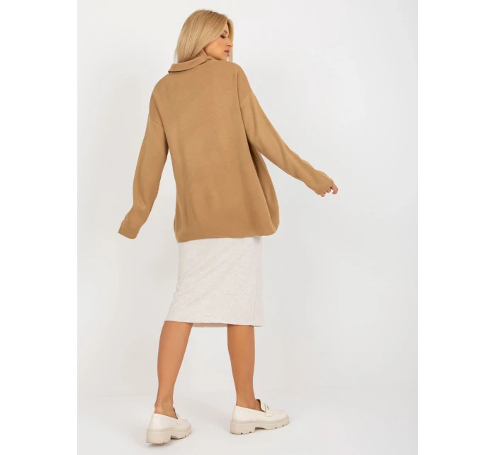 Dámsky sveter LC SW 2261 .00P ťava - FPrice