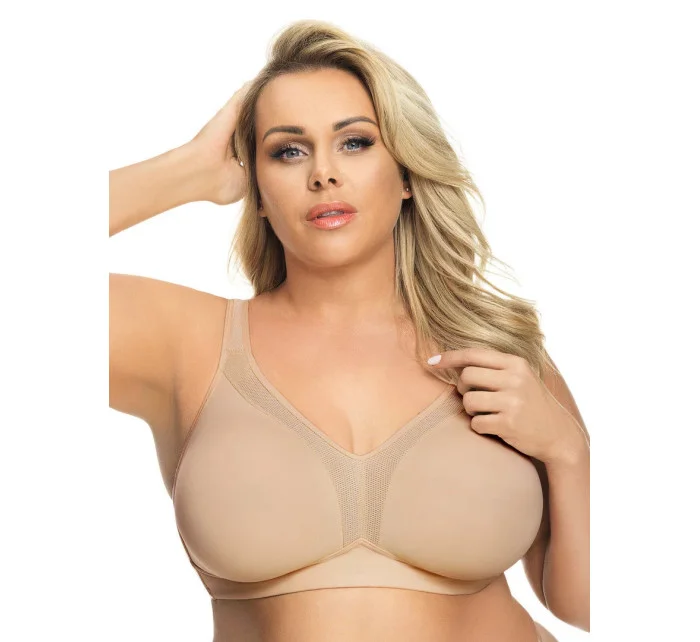 Měkká dámská podprsenka  béžová  model 19662870 - Gorsenia
