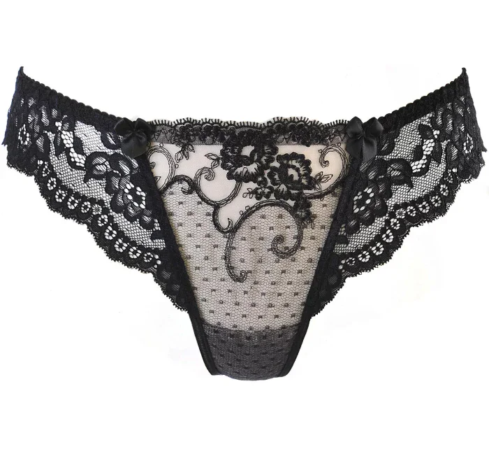 Tanga Brasiliana V-10515 black - Axami